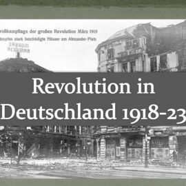 Sozialistischer Schnack: Revolution in Deutschland 1918-23